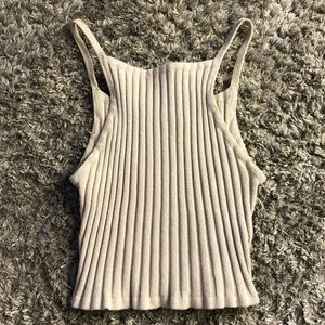 Ribbed Halter Top